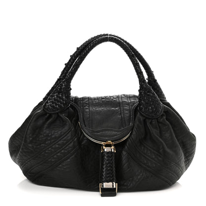Fendi Nappa Nuvolata Spy Black 1 of 9