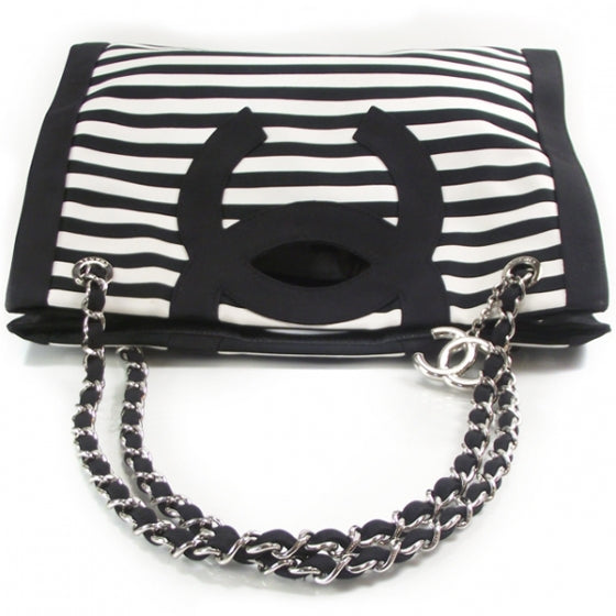 CC Striped Large Shopping Tote