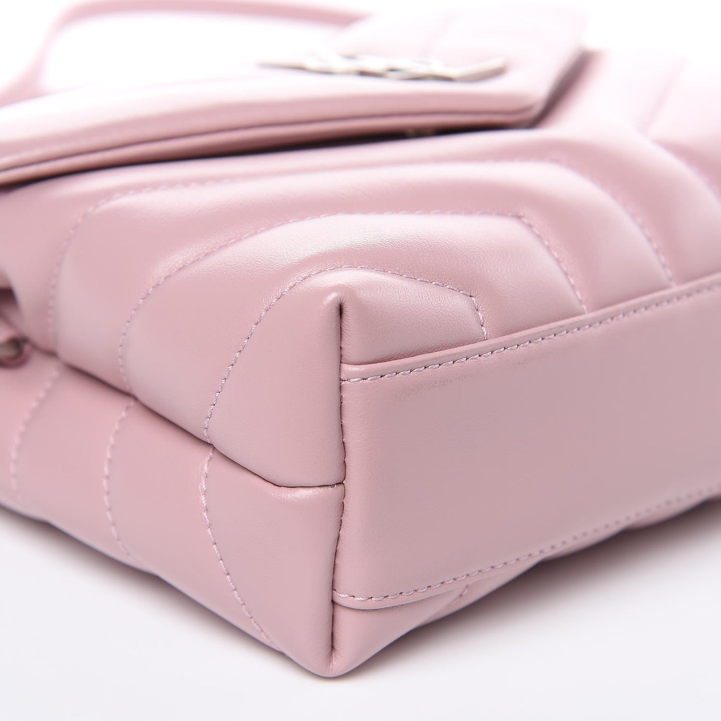 Calfskin Y Quilted Monogram Toy Loulou Crossbody Bag Tender Pink