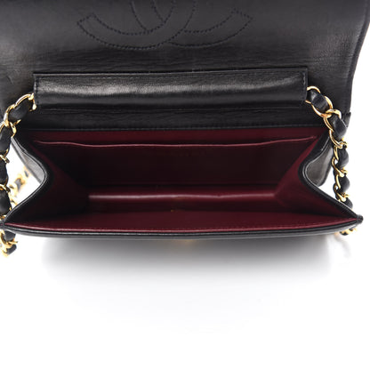 Chanel Lambskin Quilted Mini Flap Black 5 of 13