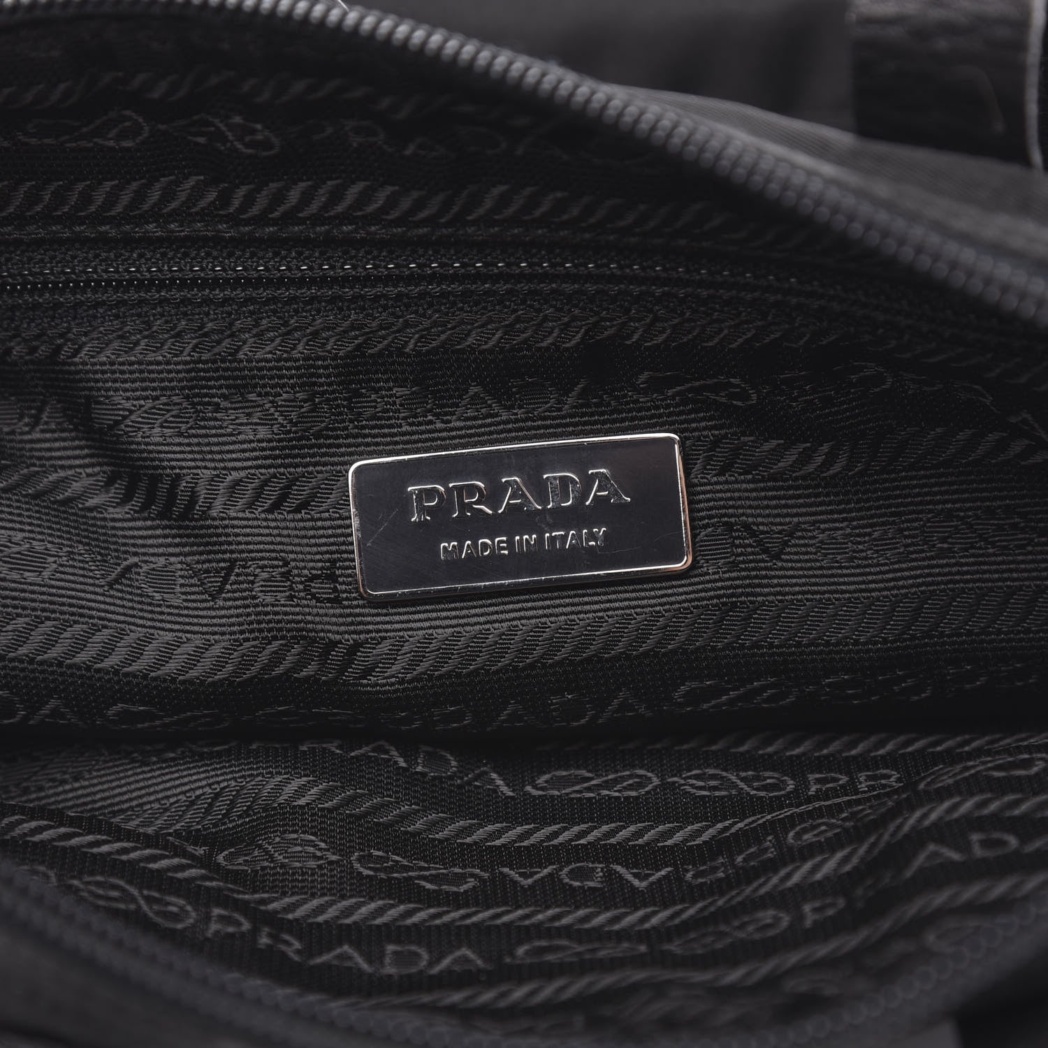 Prada Tessuto Nylon Vela Tote Black 7 of 11