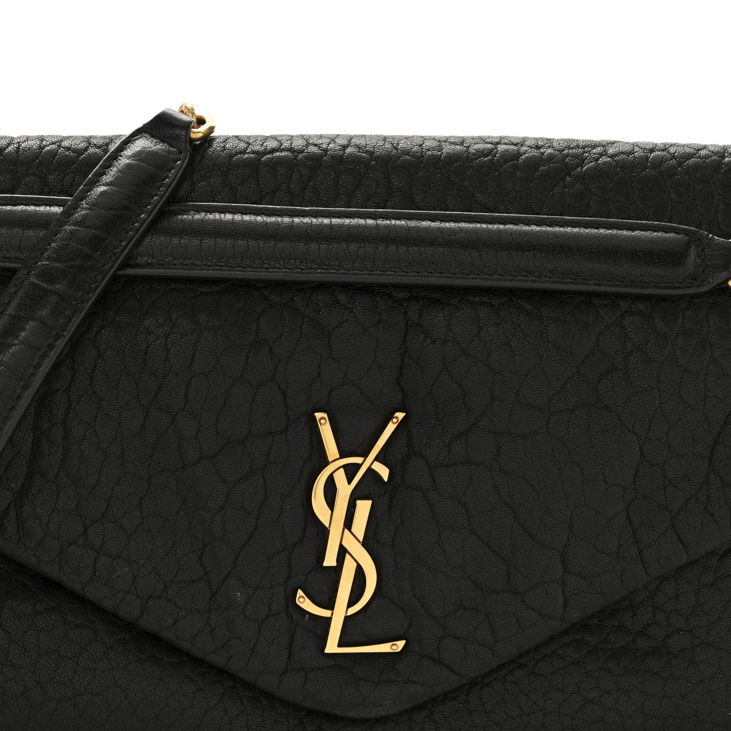 Grained Lambskin Medium Calypso Black