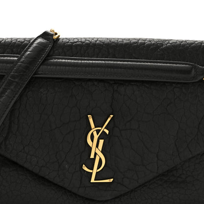 Saint Laurent Grained Lambskin Medium Calypso Black 8 of 13