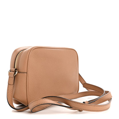 Gucci Pebbled Calfskin Small Soho Disco Bag Camelia 3 of 13