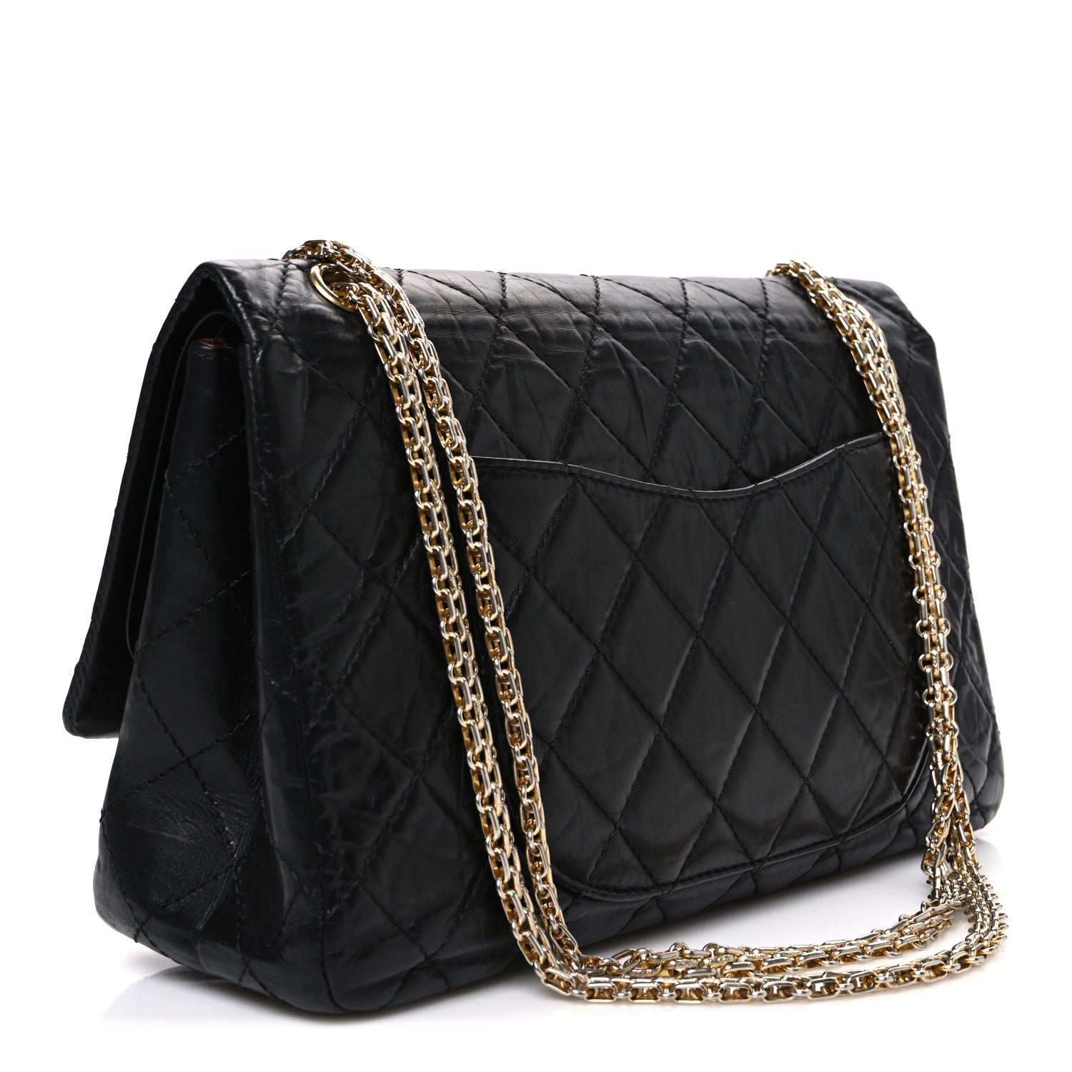 Chanel Aged Calfskin Quilted 2.55 Reissue 227 Flap Black 3 of 10