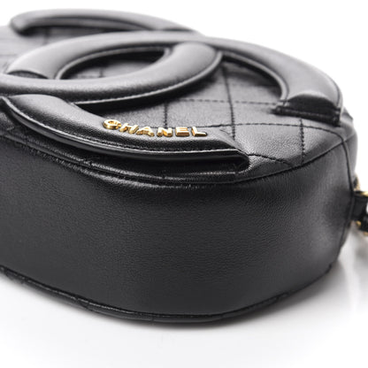 Chanel Lambskin Quilted Coco Midnight Camera Case Black 7 of 11