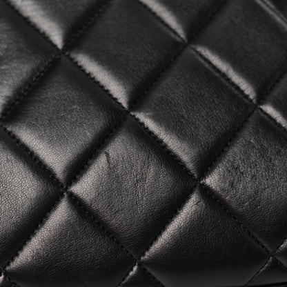 Chanel Lambskin Quilted 5 Chain Small Flap Black 12 of 18