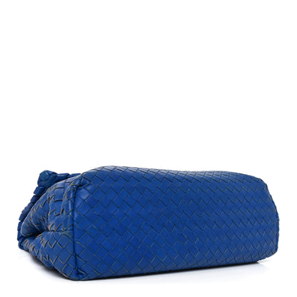 Bottega Veneta Nappa Intrecciato Medium Olimpia Shoulder Bag Blue 4 of 12