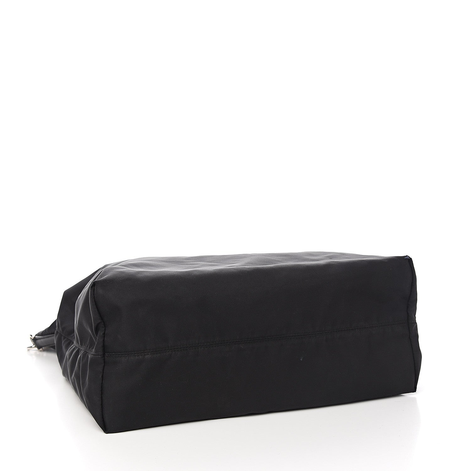 Prada Tessuto Nylon Saffiano Tote Black 3 of 9