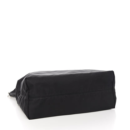 Prada Tessuto Nylon Saffiano Tote Black 3 of 9