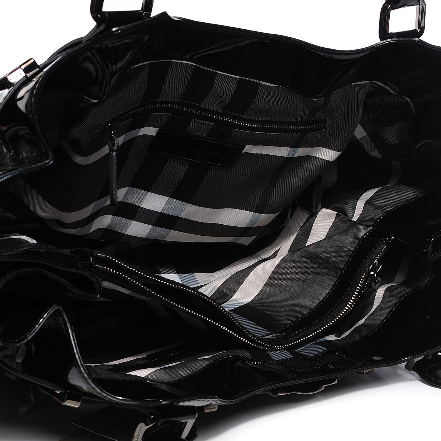 Burberry Patent Quilted Beaton Black 10 of 13