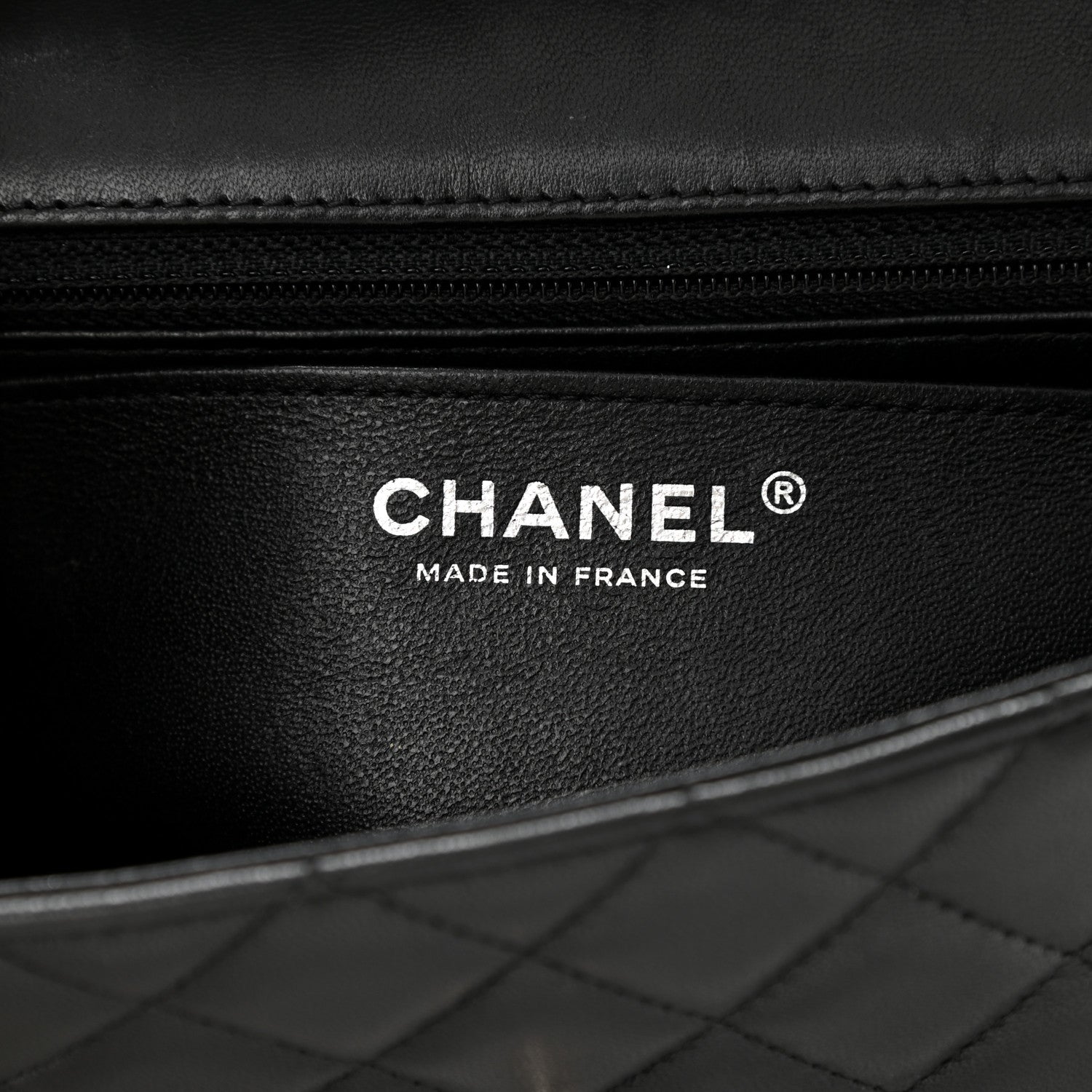 Chanel Lambskin Quilted Mini Rectangular Flap Black 7 of 11