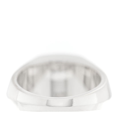 Gucci Sterling Silver Trademark Signet Ring 49 4.75 3 of 4