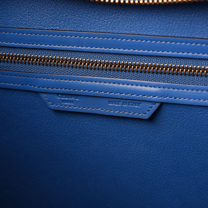 Celine Palmelato Mini Luggage Electric Blue 8 of 10