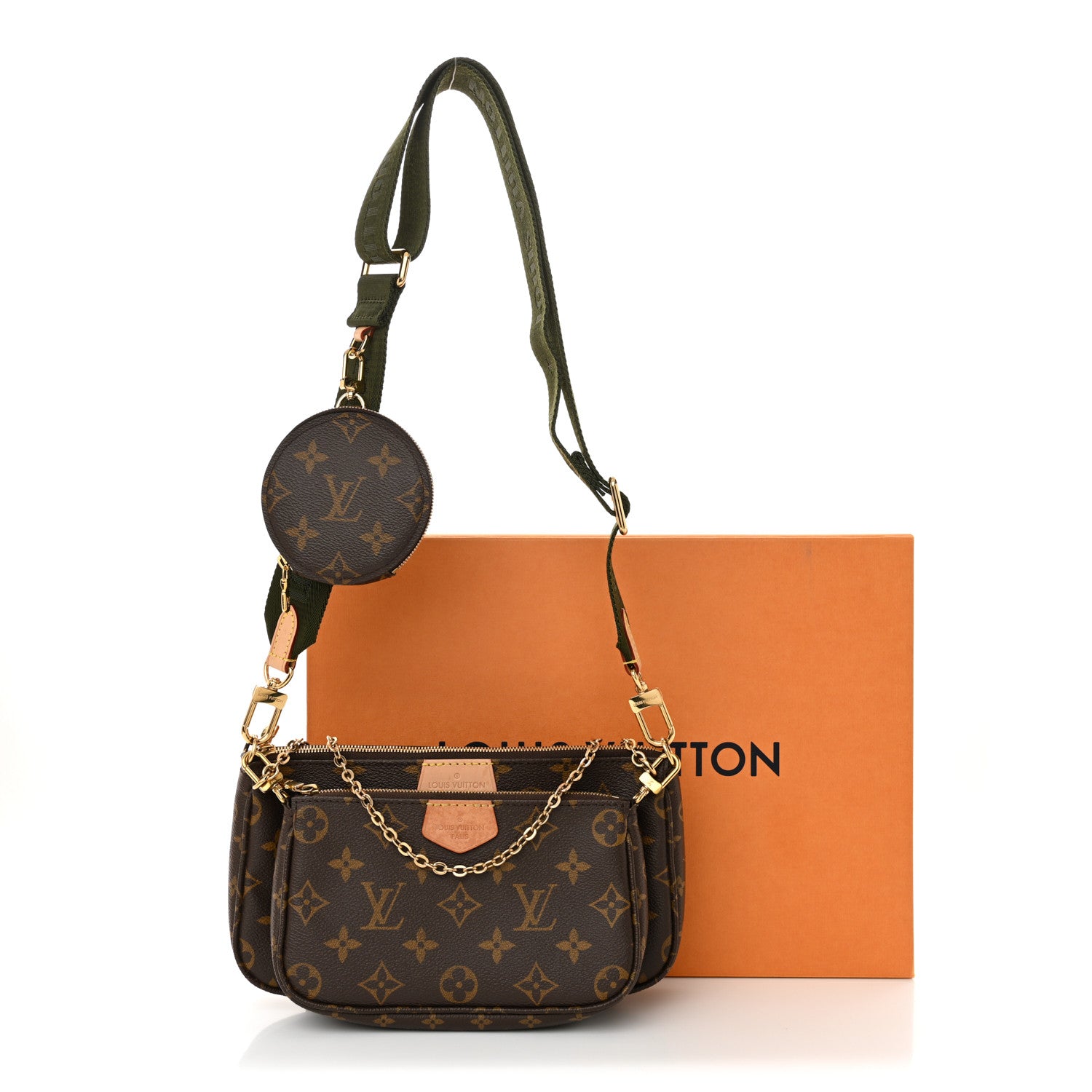 Louis Vuitton Monogram Multi Pochette Accessories Kaki 11 of 11