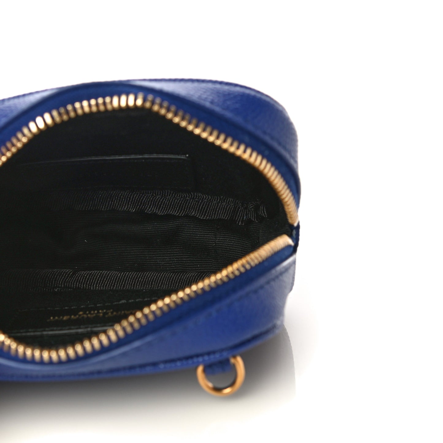 Grain De Poudre Matelasse Monogram Baby Lou Camera Bag Sapphire Blue