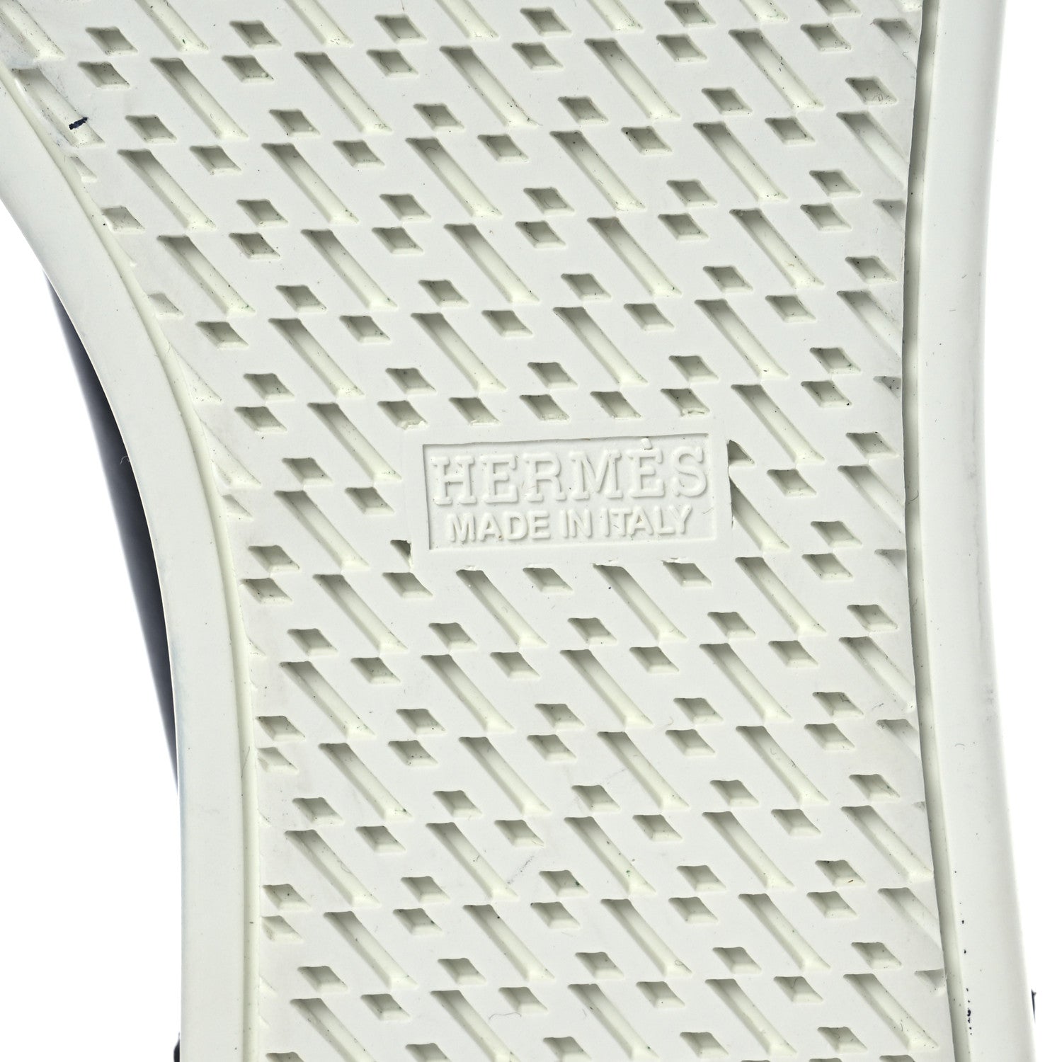 Hermes Calfskin Womens Polo Sneakers 39 Black White 8 of 12