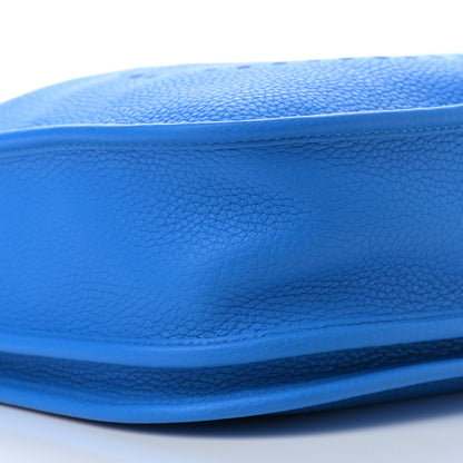 Hermes Taurillon Clemence Evelyne III PM Bleu Hydra 8 of 10
