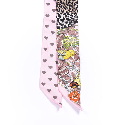 Hermes Silk Jungle Love Love Twilly Rose Pale Etoupe 2 of 4