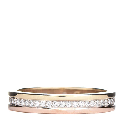 Cartier 18K White Yellow Pink Gold Diamond 3.5mm Vendome Louis Cartier Wedding Band Ring 51 5.75 3 of 5