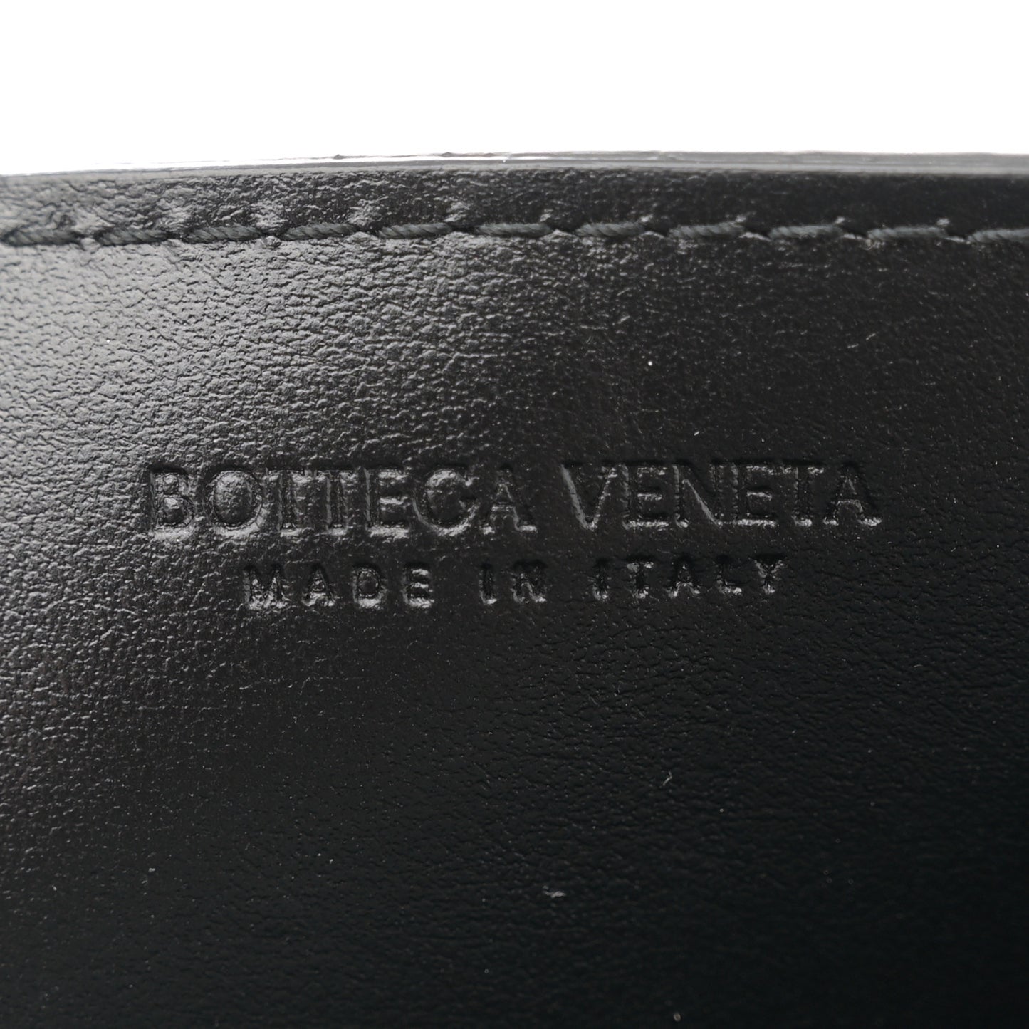 Lambskin Maxi Intrecciato Mini Cassette Crossbody Pouch Black