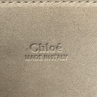 Chloe Calfskin Suede Studded Medium Faye Shoulder Bag Black 5 of 10