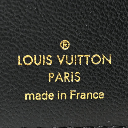 Louis Vuitton Lambskin Embossed Monogram Lou Coussin Wallet Black 6 of 6