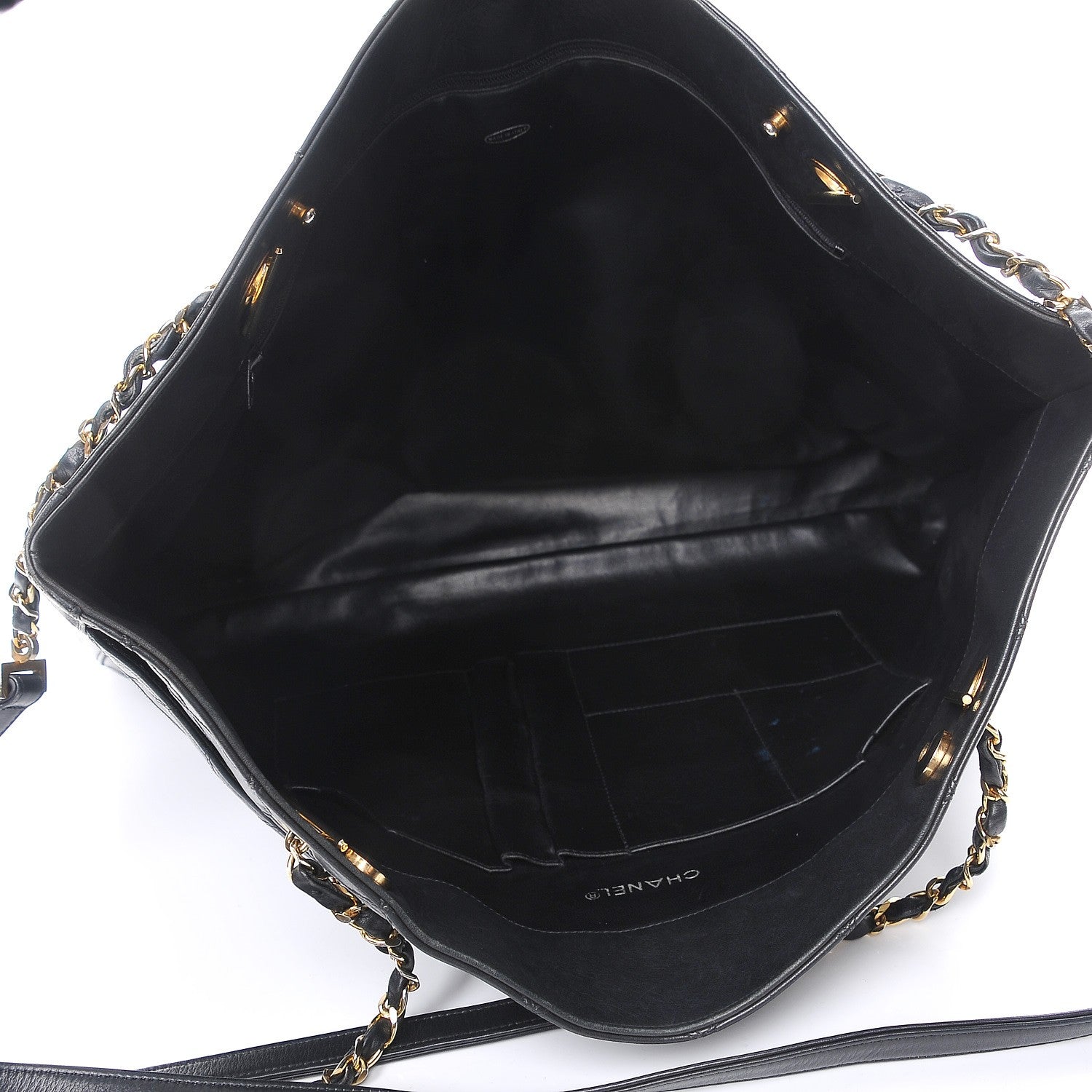 Chanel Lambskin Tote Black 5 of 12