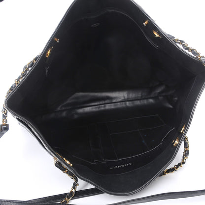 Chanel Lambskin Tote Black 5 of 12