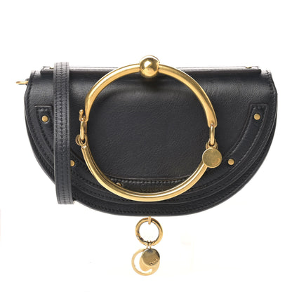 Chloe Calfskin Small Nile Bracelet Minaudiere Bag Black 1 of 14