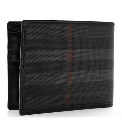 Burberry London Check Bi-Fold Mens Wallet Charcoal Black 3 of 7