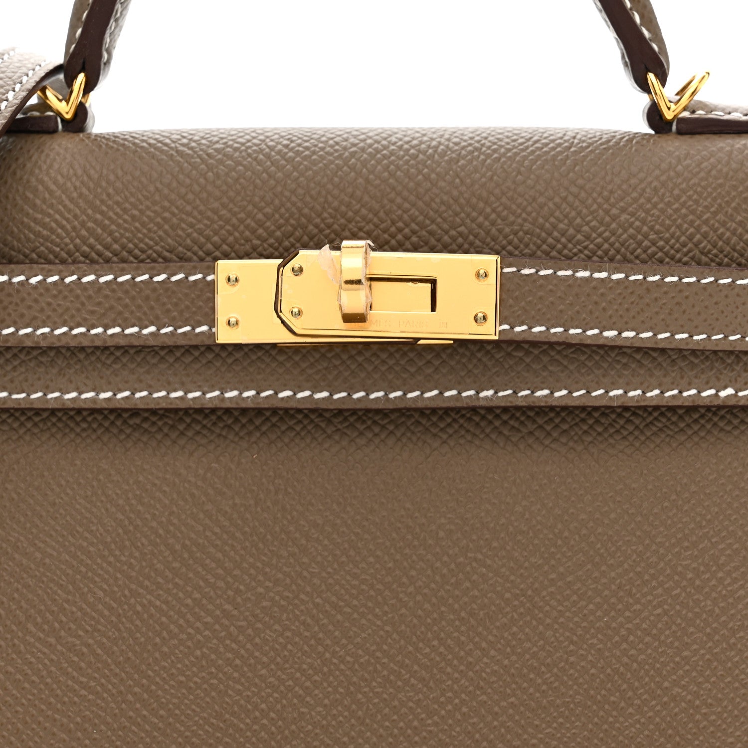 Hermes Epsom Mini Kelly Sellier 20 Etoupe 8 of 11