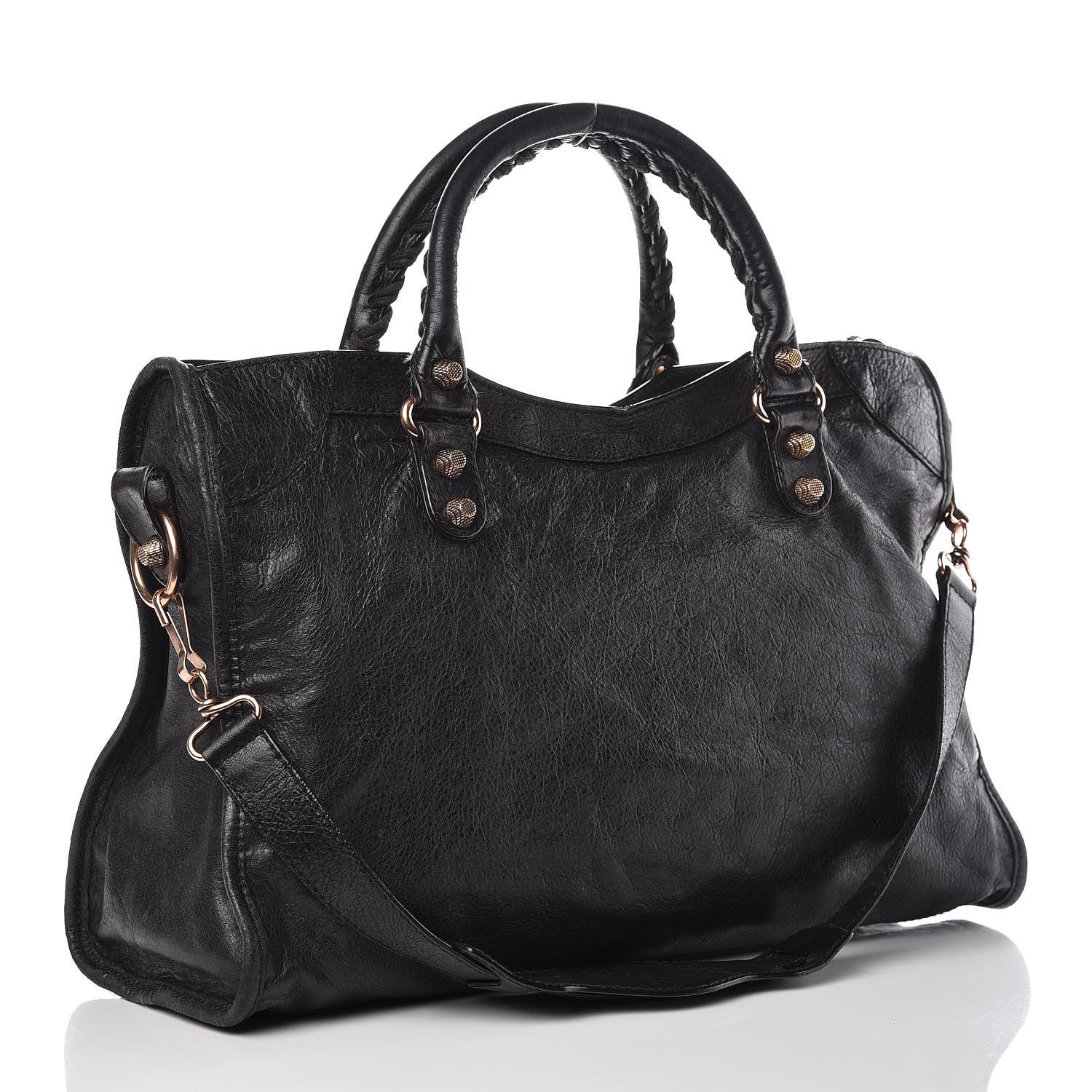 Balenciaga Agneau Giant 12 Rose Gold Hardware City Black 3 of 16
