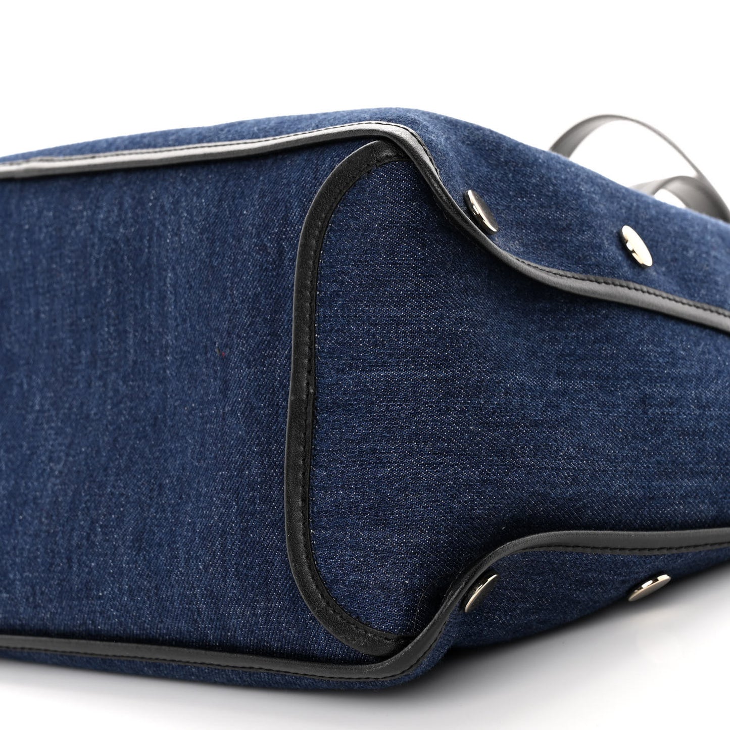 Denim Medium Logo Bond Shopper Tote Blue