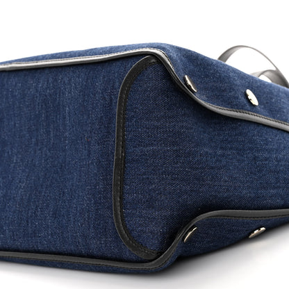 Givenchy Denim Medium Logo Bond Shopper Tote Blue 9 of 9