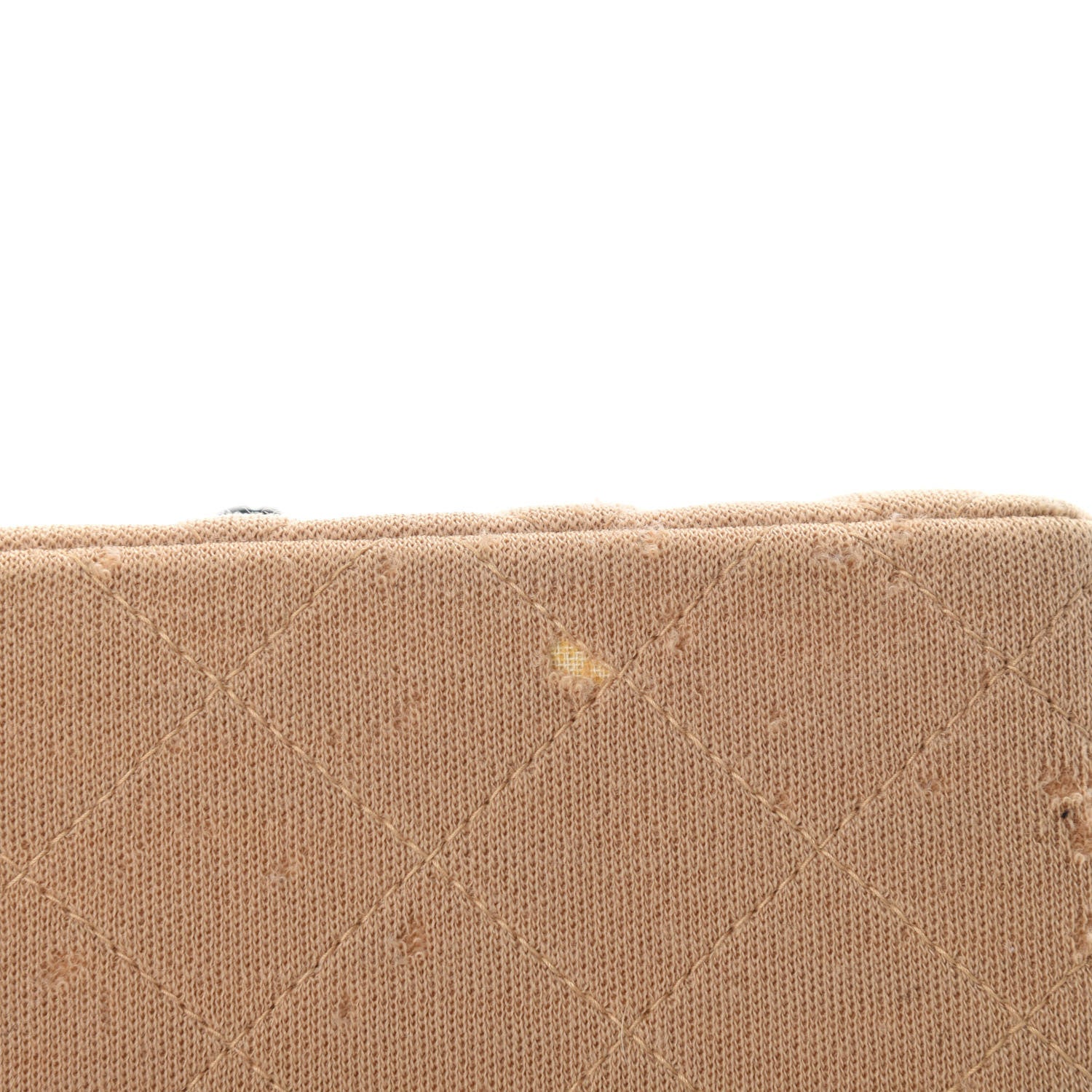 Chanel Jersey Quilted Mini Square Flap Beige 8 of 13