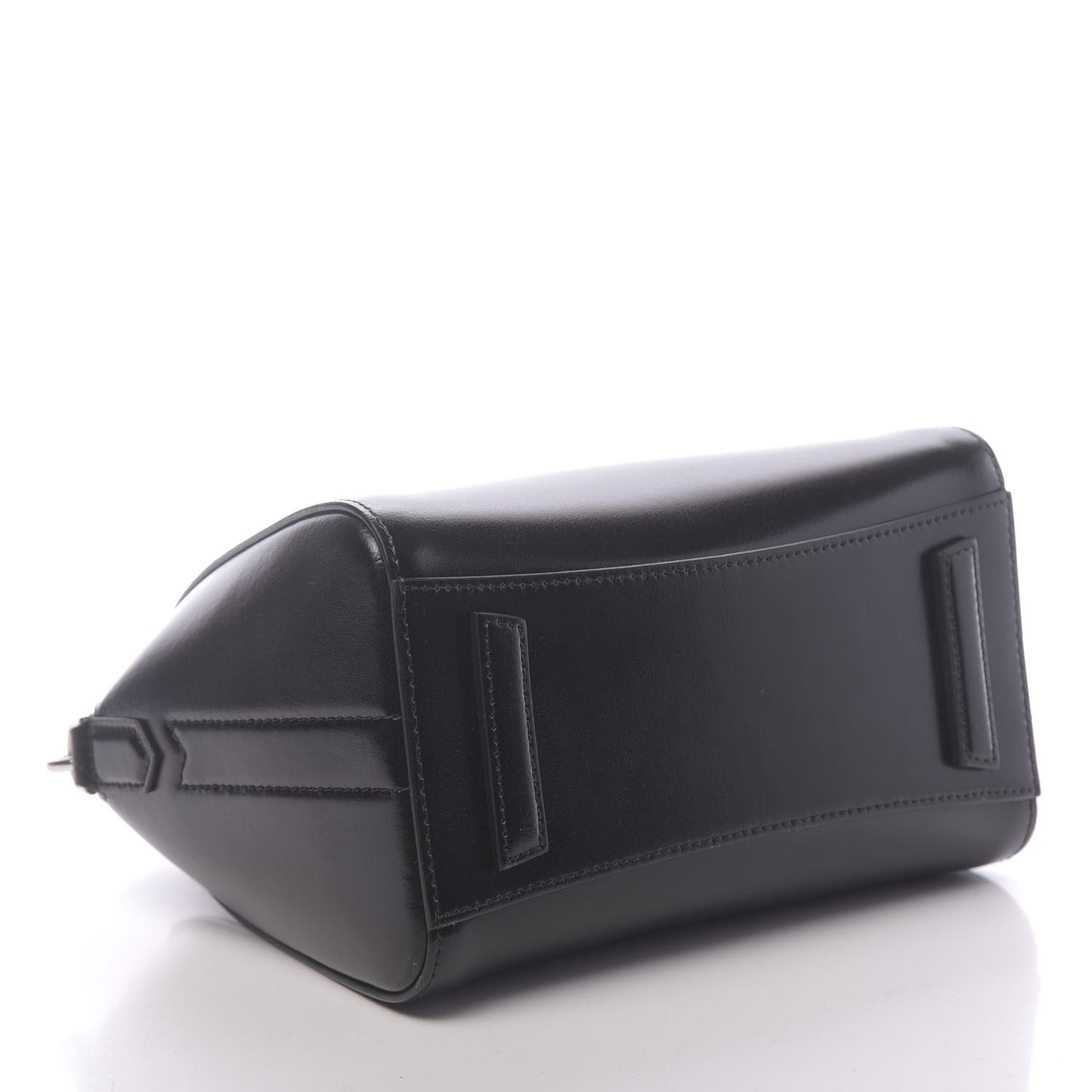 Shiny Lord Calfskin Mini Antigona Black