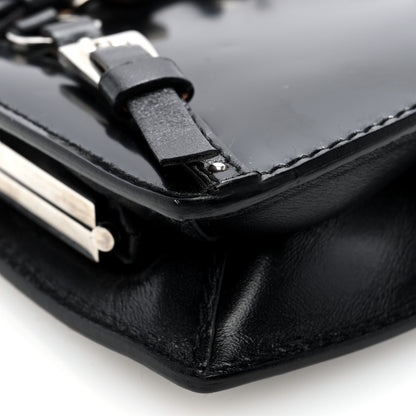 Christian Dior Glazed Calfskin Bondage Clutch Black 9 of 10