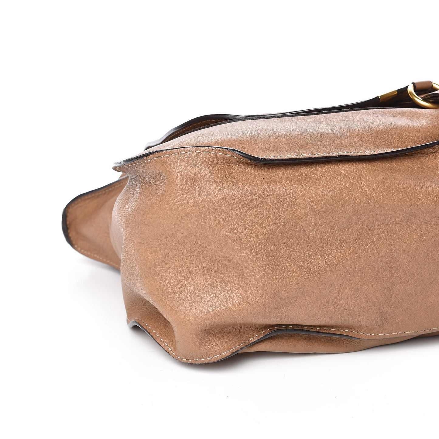 Calfskin Large Marcie Satchel Nut