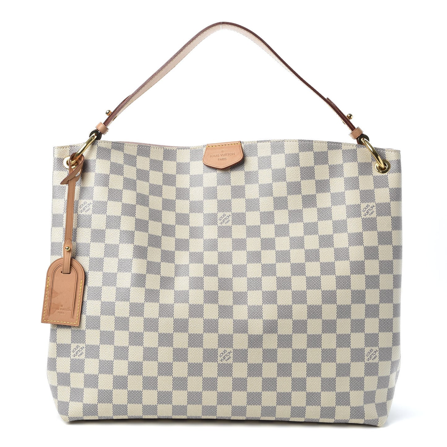 Damier Azur Graceful MM Rose Ballerine