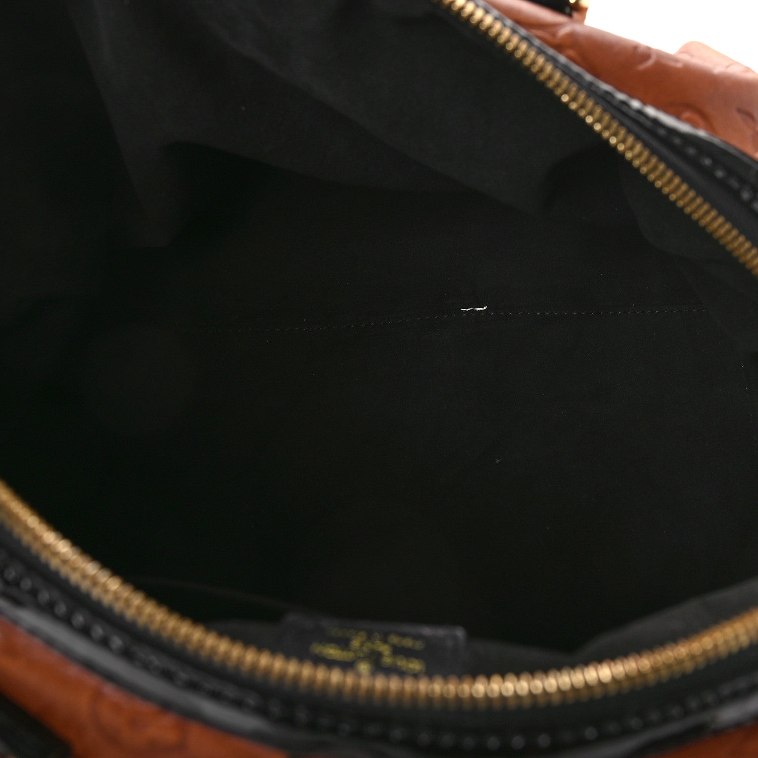 Louis Vuitton Cuir Embossed Monogram Stephen Bag Fauve 5 of 9