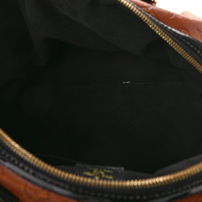 Louis Vuitton Cuir Embossed Monogram Stephen Bag Fauve 5 of 9