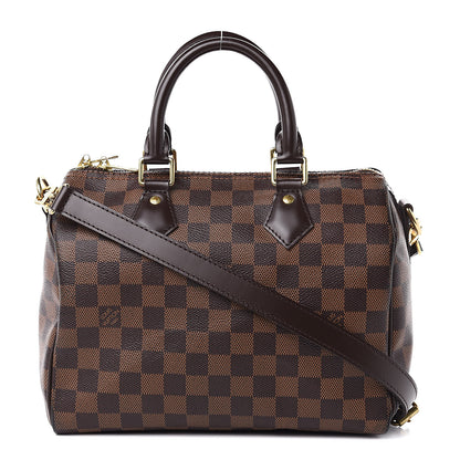 Louis Vuitton Damier Ebene Speedy Bandouliere 25 1 of 15