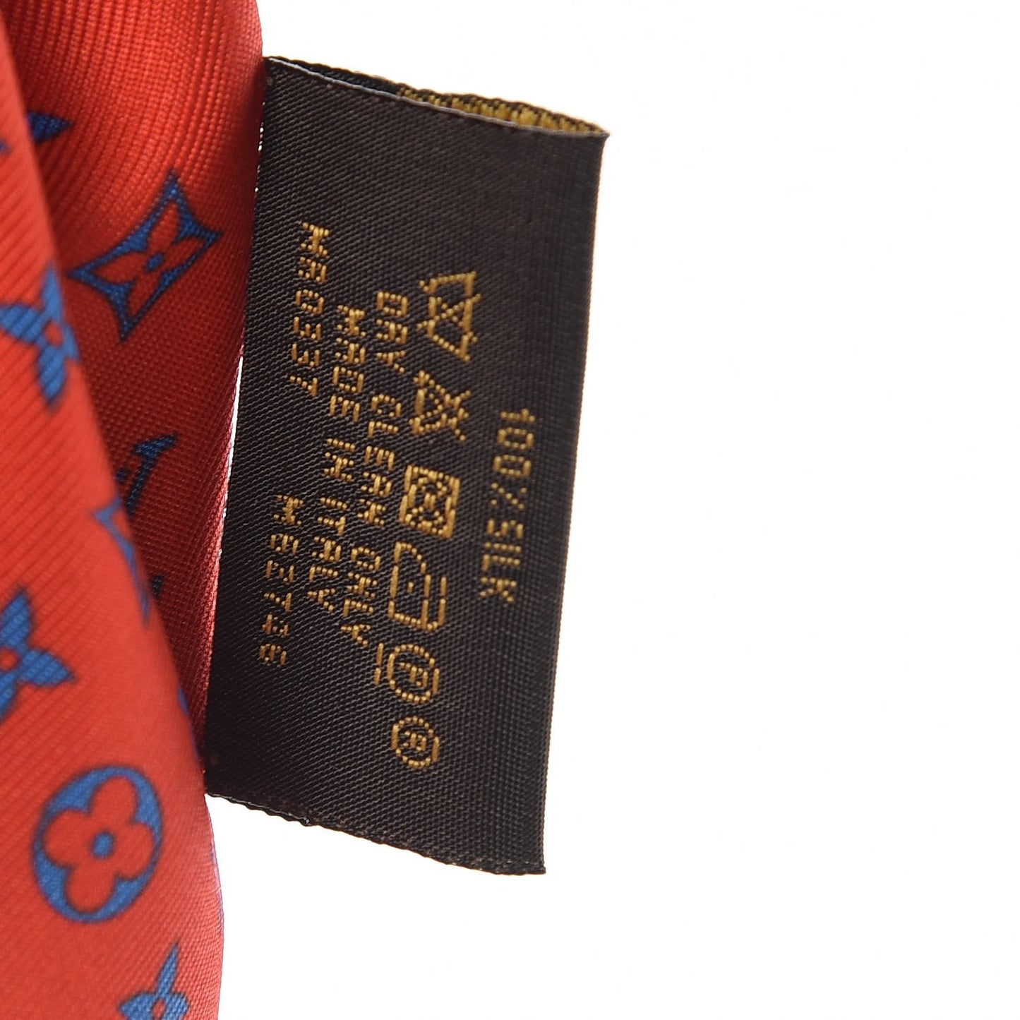 Silk Monogram World Tour Stickers BB Bandeau Rouge