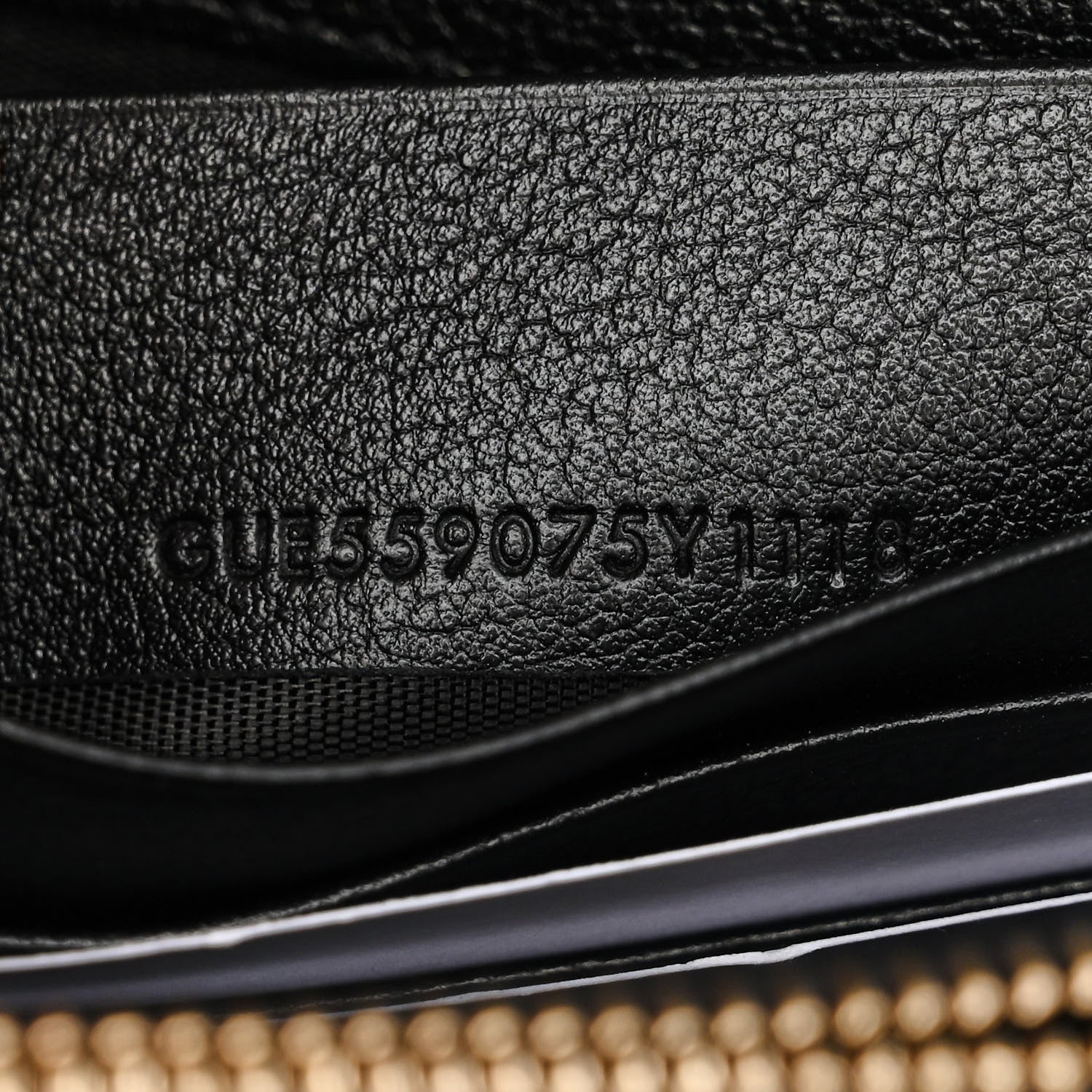Saint Laurent Calfskin Monogram Belle de Jour Chain Clutch Black 7 of 13