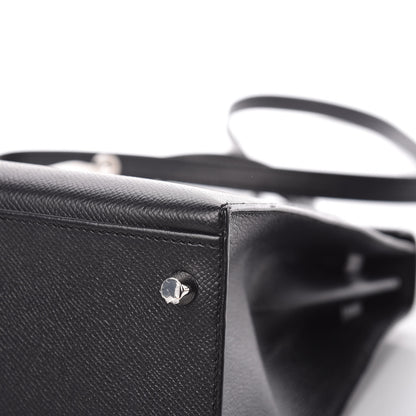 Hermes Epsom Kelly Sellier 32 Black 16 of 47