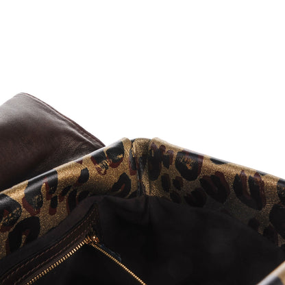 Louis Vuitton Leopard Nocturne African Queen Clutch Dore Gold 9 of 12