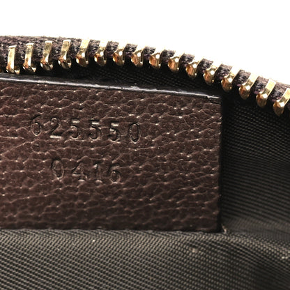 Gucci GG Supreme Monogram Textured Calfskin Web Medium Ophidia Cosmetic Case Beige Ebony New Acero 7 of 8