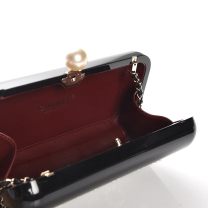 Chanel Plexiglass Votez Coco Evening In The Street Clutch Black 5 of 9