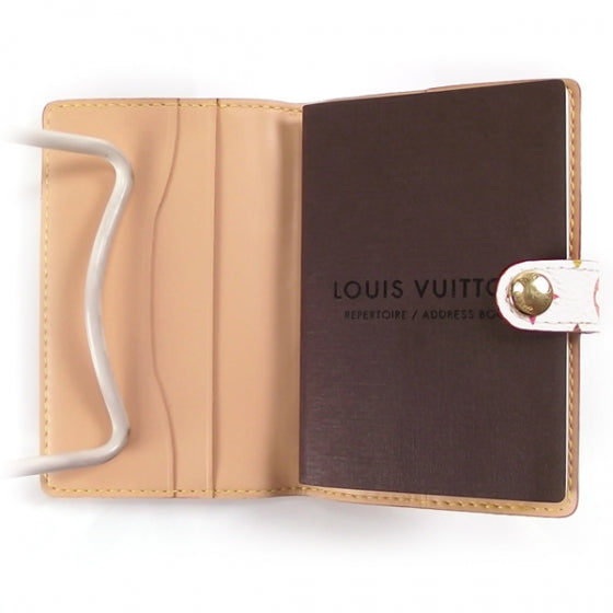 Monogram Multicolor Carnet de Bal Mini Agenda Cover White